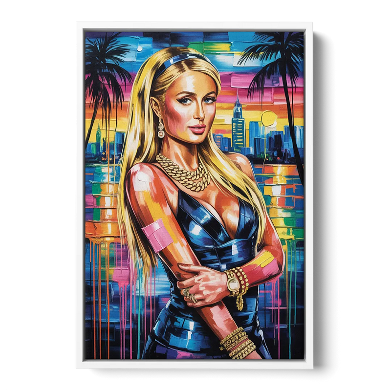 Legacy Front - White Canvas Wall Art