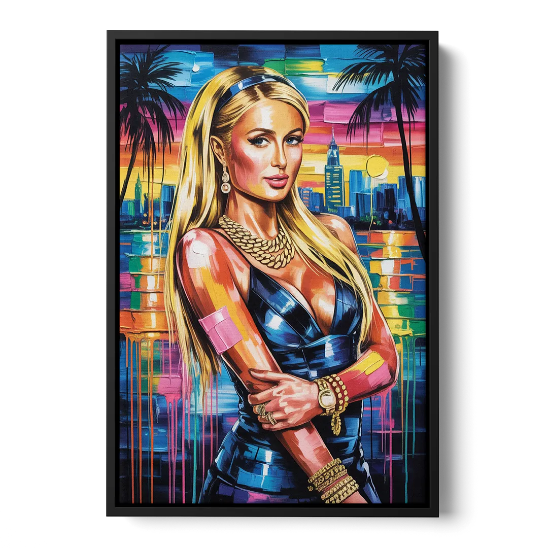 Legacy Front - Black Canvas Wall Art