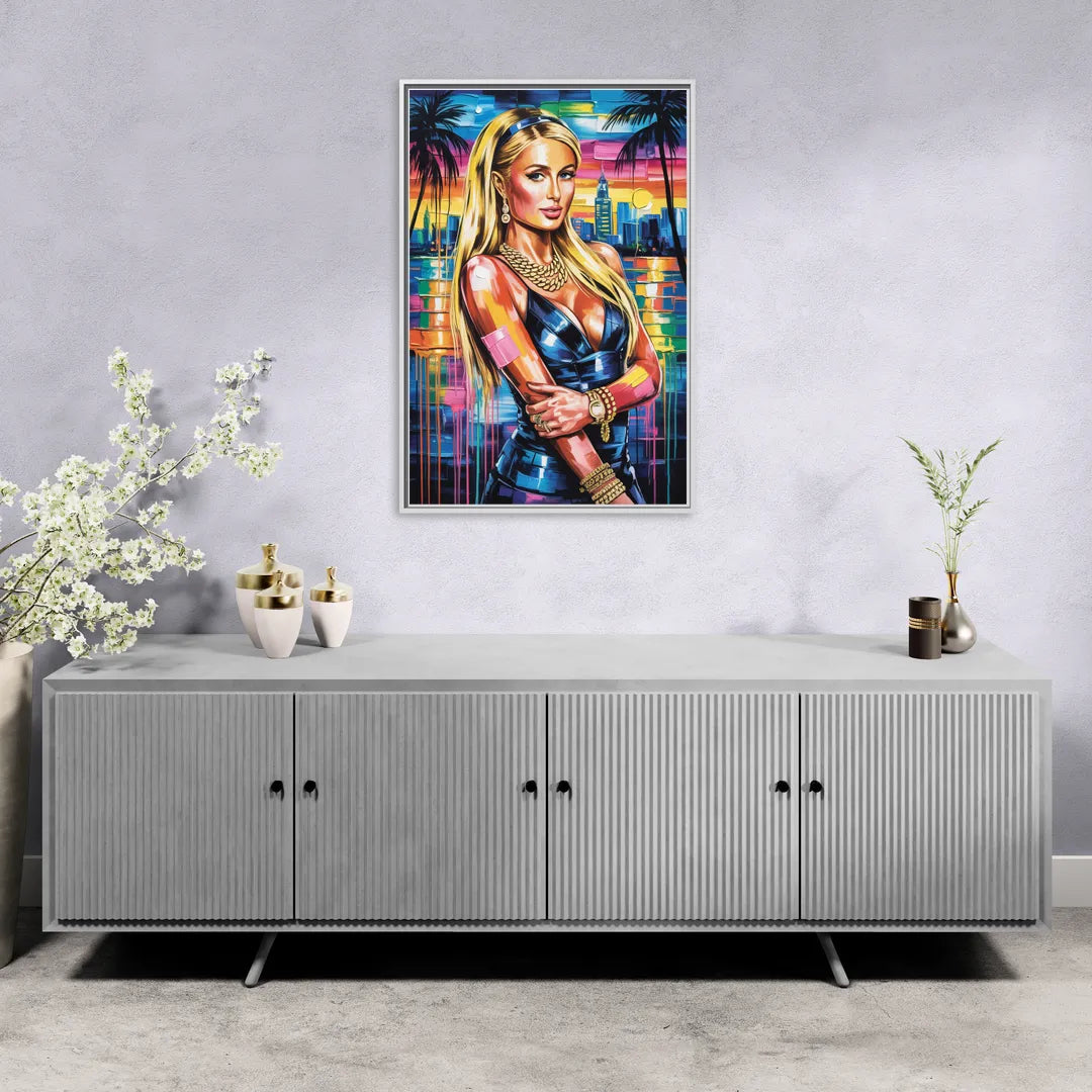 Legacy - Living Room White Frame Canvas