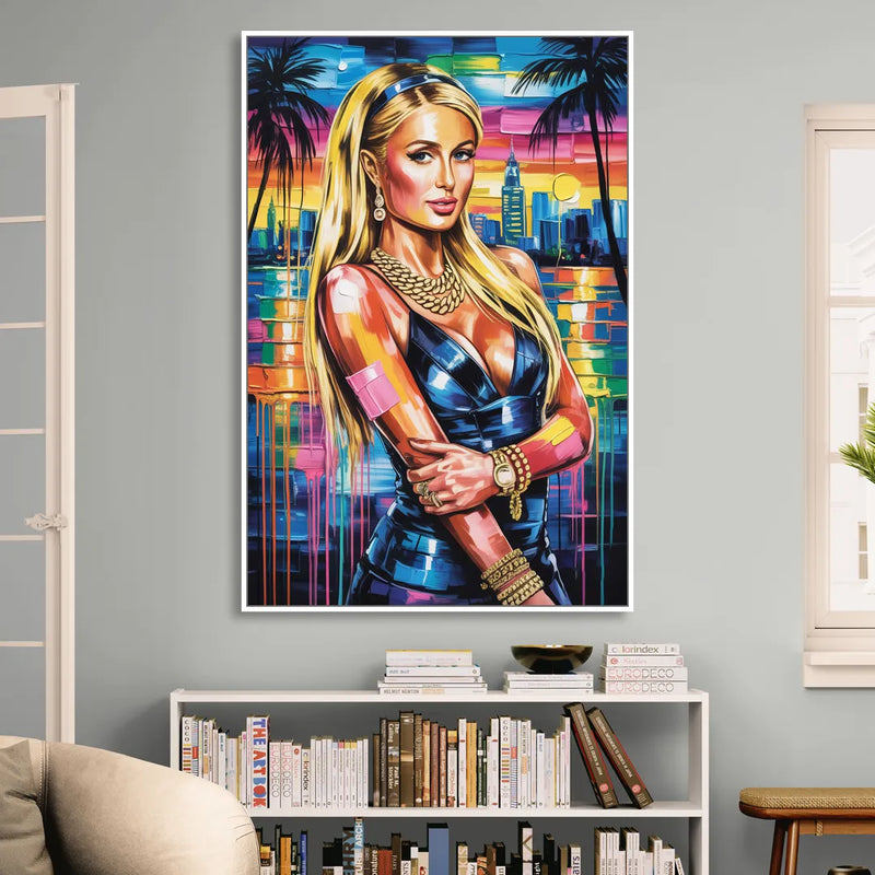 Legacy Sitting Room - White Canvas Wall Art