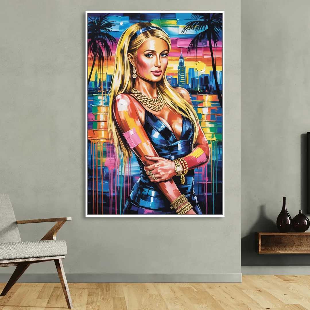 Legacy Living Room - White Canvas Wall Art