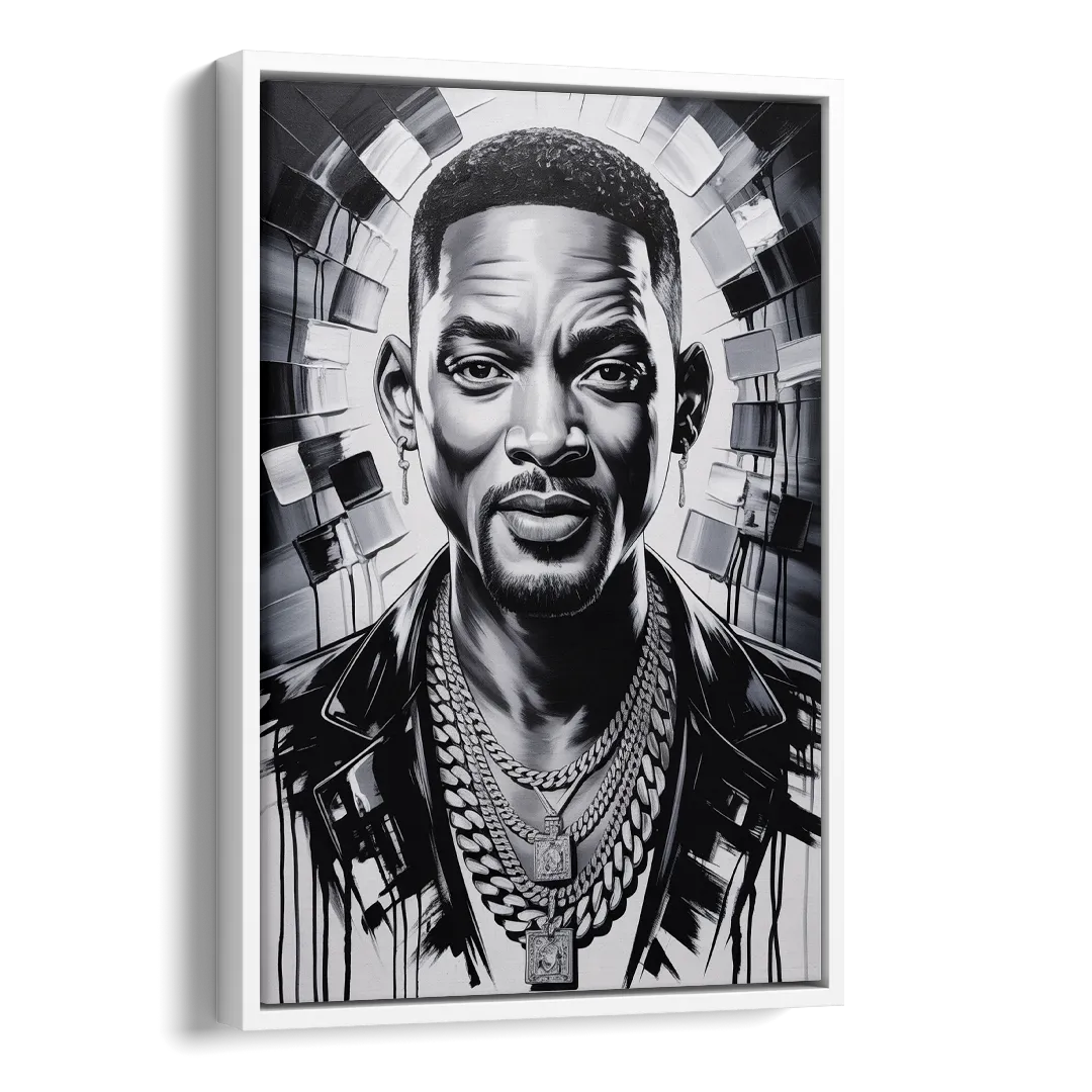 Legend Mode 2.0 Side - White Canvas Wall Art