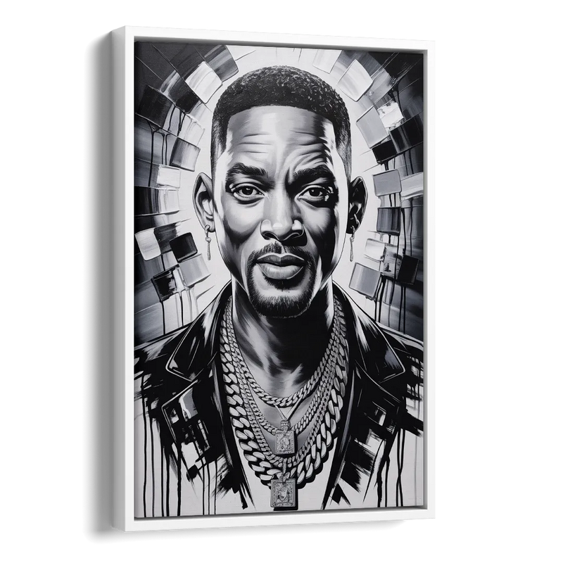 Legend Mode 2.0 Side - White Canvas Wall Art