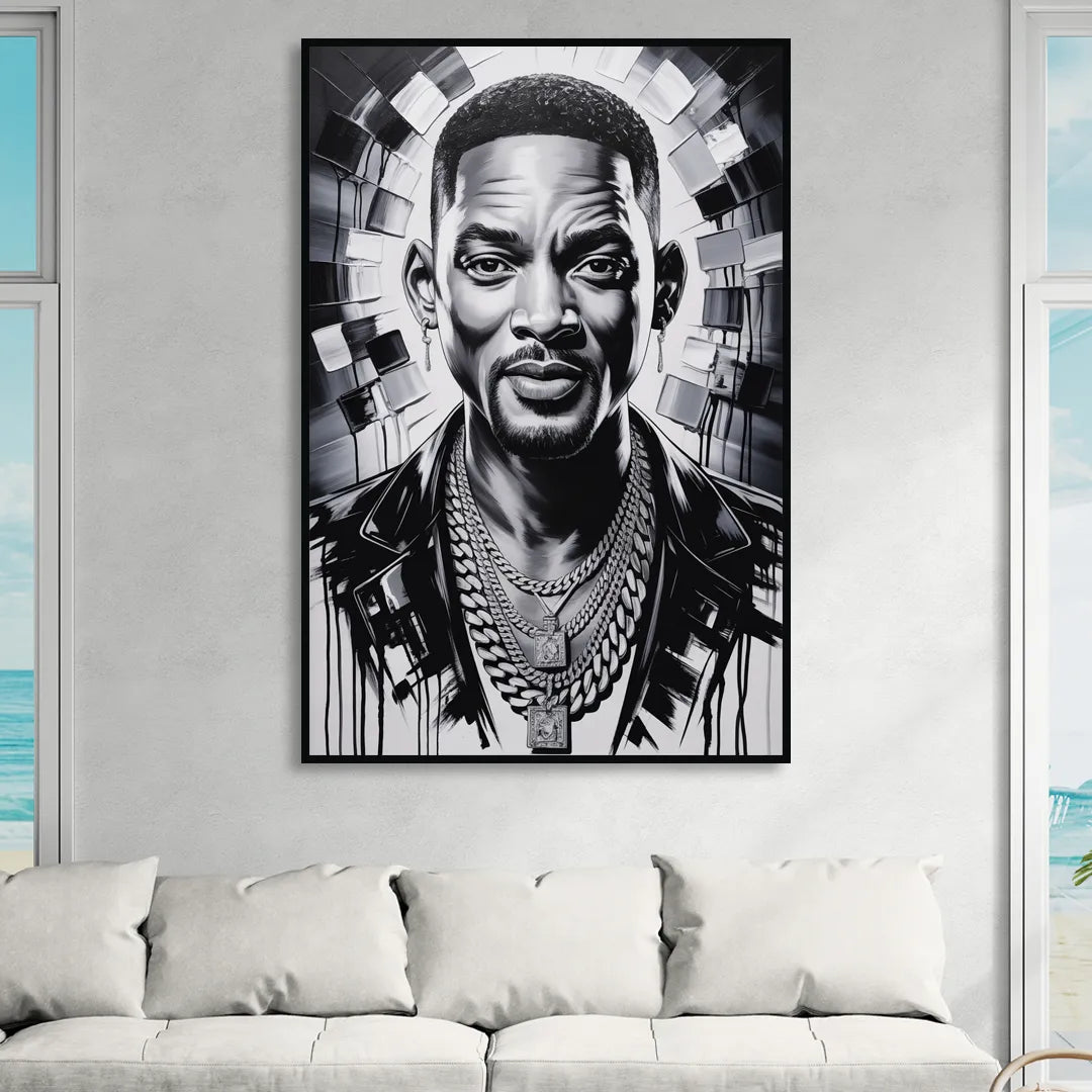 Legend Mode 2.0 Sitting Room - Black Canvas Wall Art