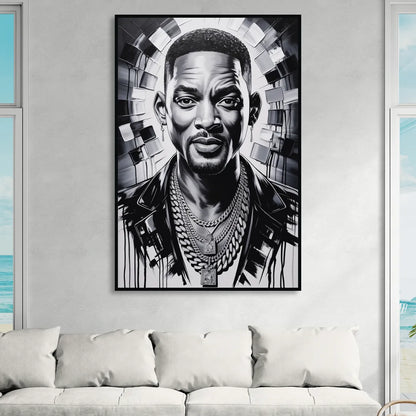 Legend Mode 2.0 Sitting Room - Black Canvas Wall Art