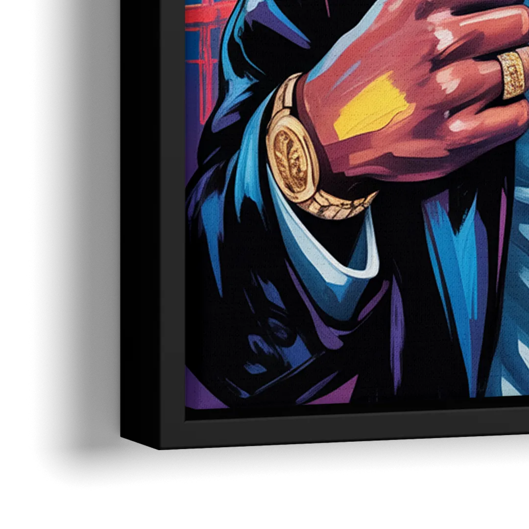 Legend Mode - Close-Up Black Frame Canvas