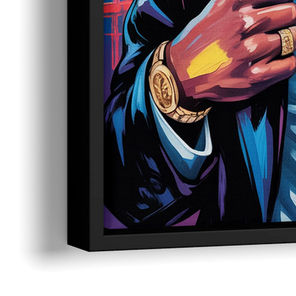Legend Mode - Close-Up Black Frame Canvas