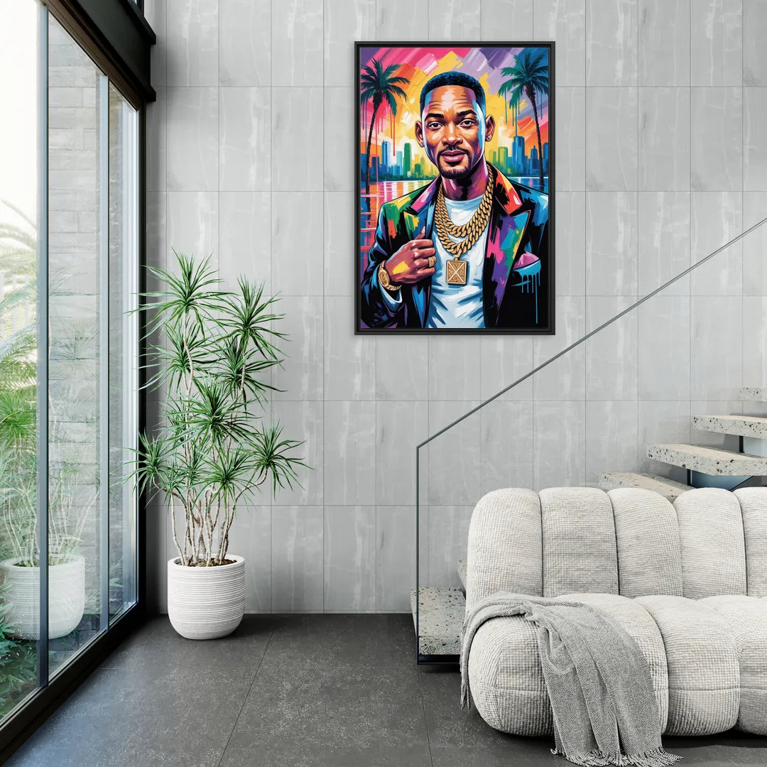 Legend Mode - Living Room Black Frame Canvas