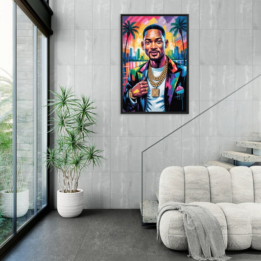 Legend Mode - Living Room Black Frame Canvas