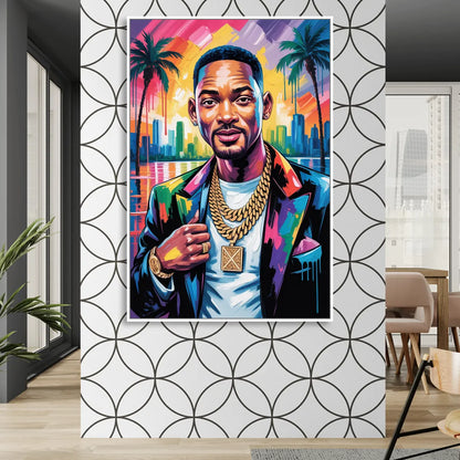 Legend Mode Living Room - White Canvas Wall Art