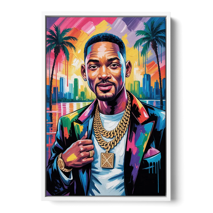 Legend Mode Front - White Canvas Wall Art