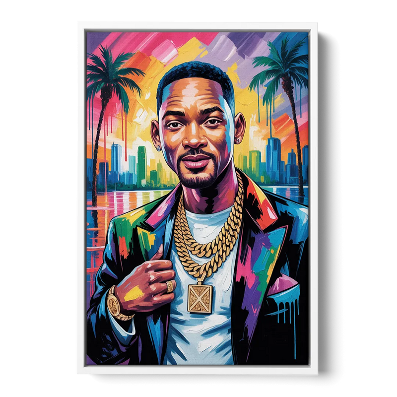 Legend Mode Front - White Canvas Wall Art