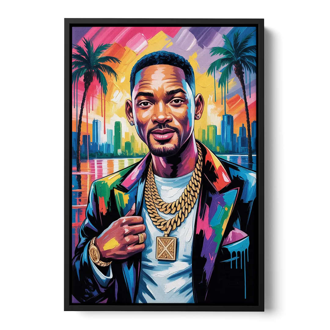 Legend Mode Front - Black Canvas Wall Art