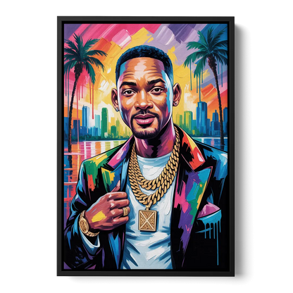 Legend Mode Front - Black Canvas Wall Art