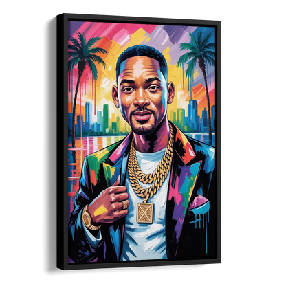 Legend Mode Side - Black Canvas Wall Art