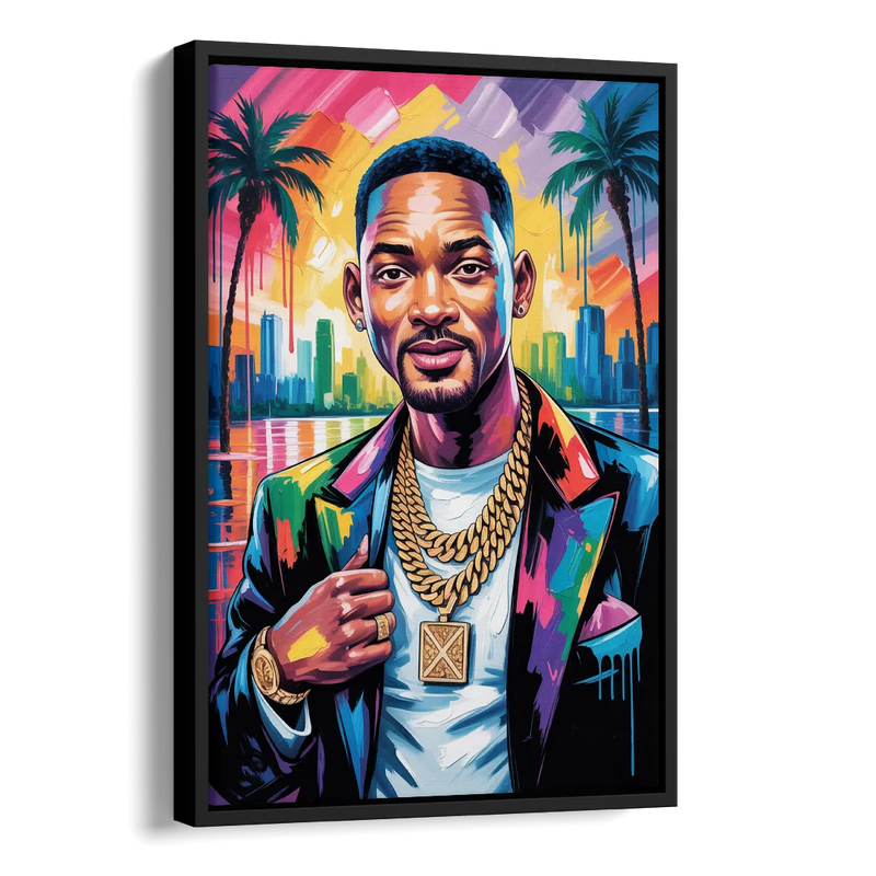 Legend Mode Side - Black Canvas Wall Art