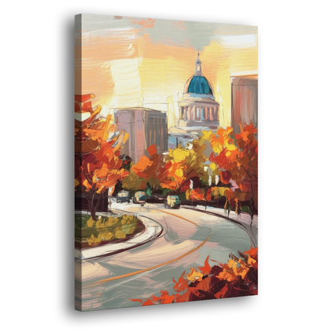 Lincoln Scenic Views - Canvas Wall Art - Side