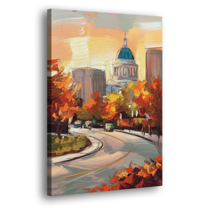 Lincoln Scenic Views Side - Canvas Wall Art