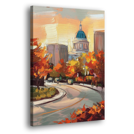 Lincoln Scenic Views Side - Canvas Wall Art