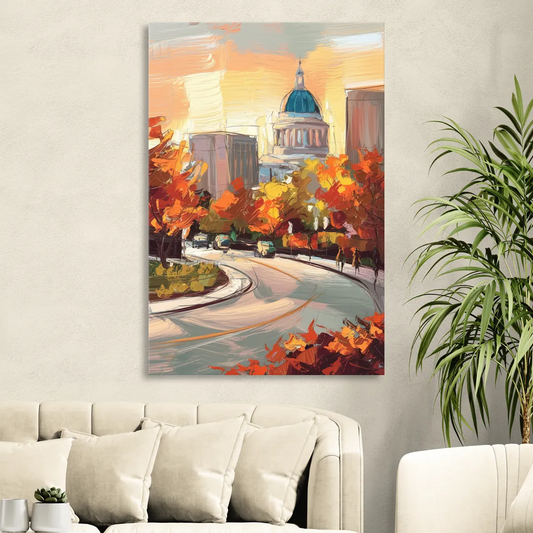 Lincoln Scenic Views Living Room - Canvas Wall Art