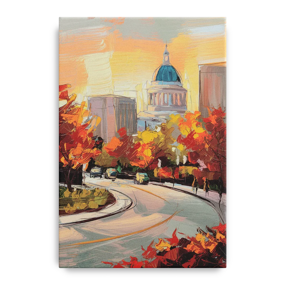 Lincoln Scenic Views Front - Canvas Wall Art