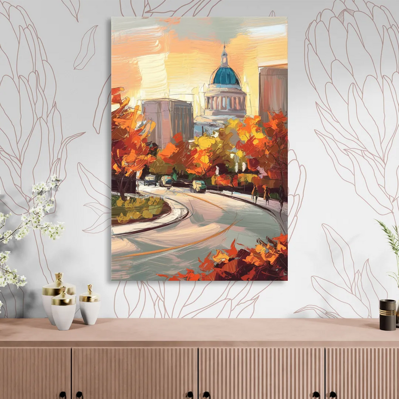 Lincoln Scenic Views Sitting Room - Canvas Wall Art