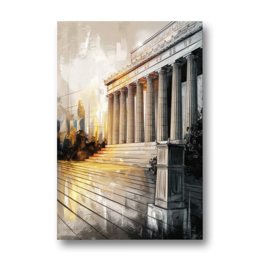 Lincoln Urban Charm - Canvas Wall Art - Front