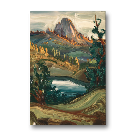 Little Rock Pinnacle Mountain - Canvas Wall Art - Front