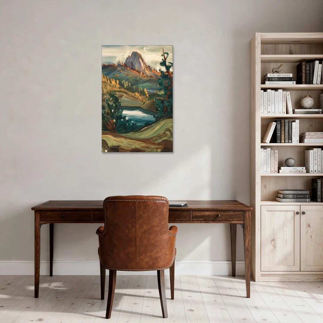 Little Rock Pinnacle Mountain - Canvas Wall Art - Office - 24x36