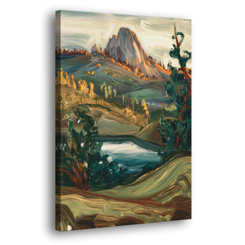 Little Rock Pinnacle Mountain - Canvas Wall Art - Side
