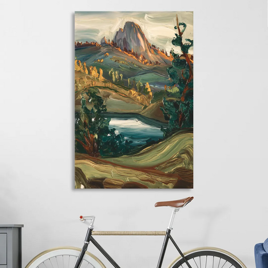 Little Rock Pinnacle Mountain Living Room - Canvas Wall Art