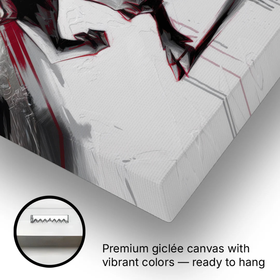 Little Rock Razorbacks Tribute - Canvas Wall Art - Gallery Wrap Corner