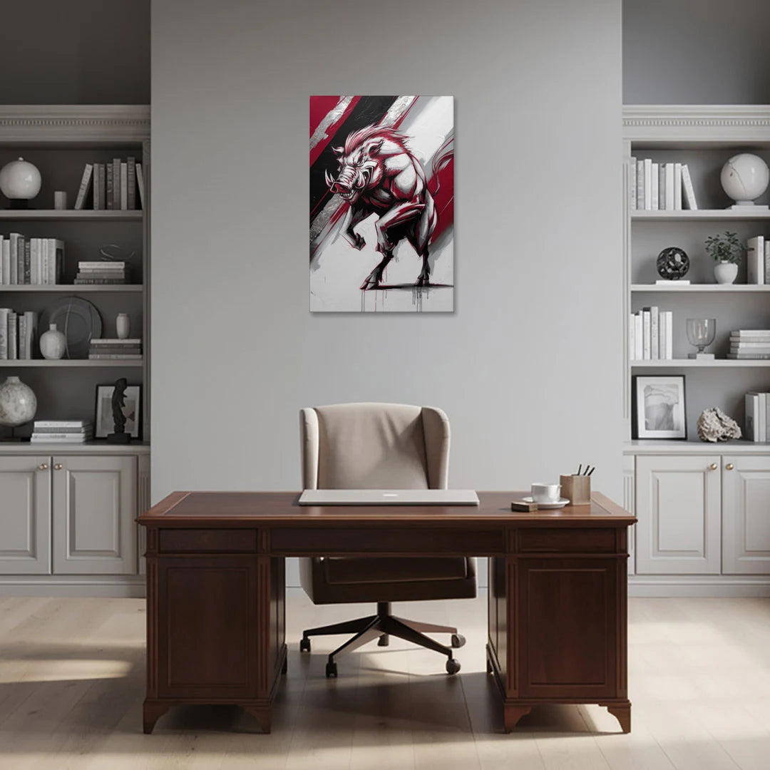 Little Rock Razorbacks Tribute - Canvas Wall Art - Office - 24x36
