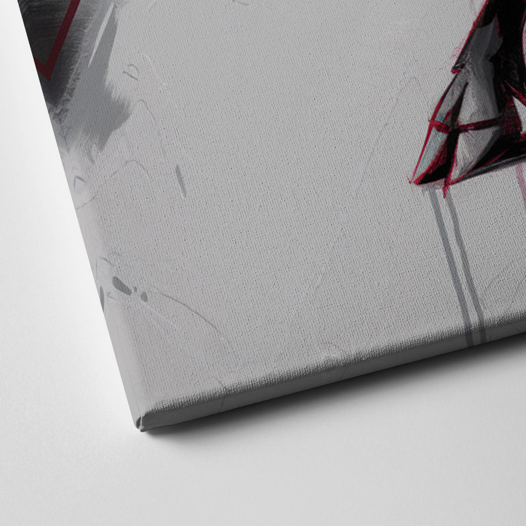 Little Rock Razorbacks Tribute Canvas Close Up