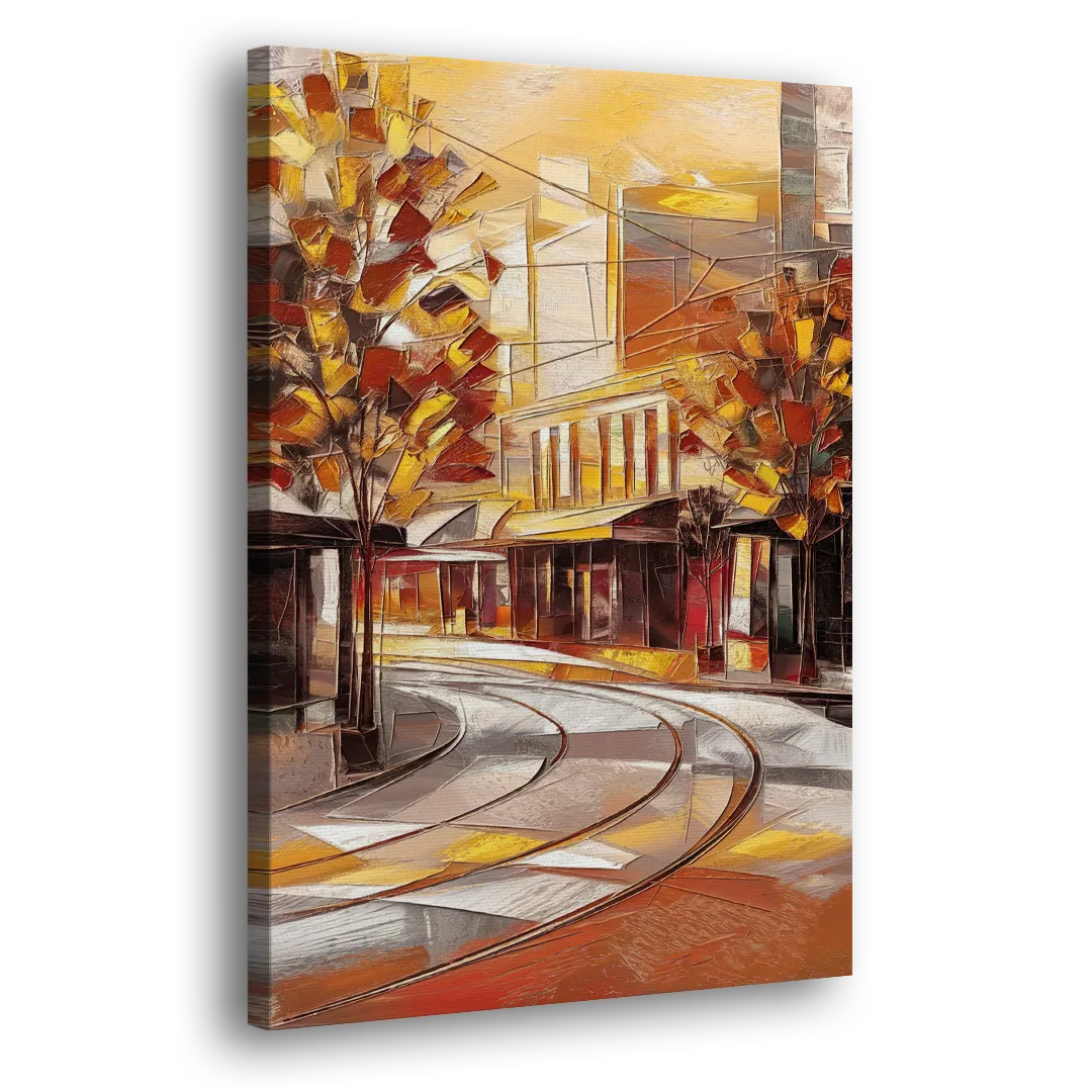 Little Rock River Market View Side - Canvas Wall Art
