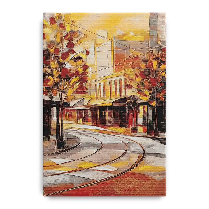 Little Rock River Market View Front - Canvas Wall Art