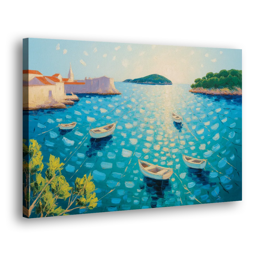 Lokrum Island Escape Side - Canvas Wall Art