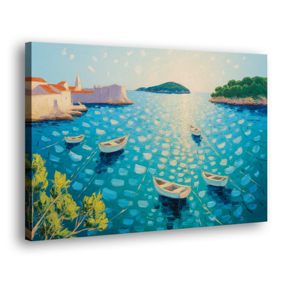 Lokrum Island Escape Side - Canvas Wall Art