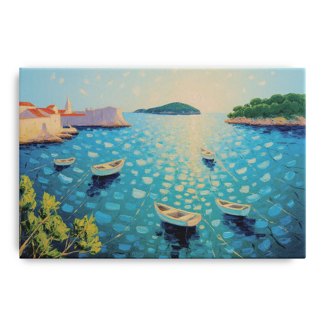 Lokrum Island Escape Front - Canvas Wall Art