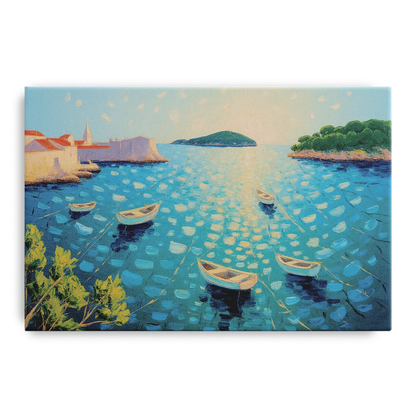 Lokrum Island Escape Front - Canvas Wall Art
