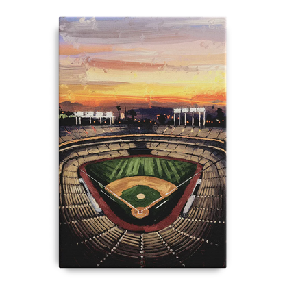 Los Angeles Angels Stadium Front - Canvas Wall Art