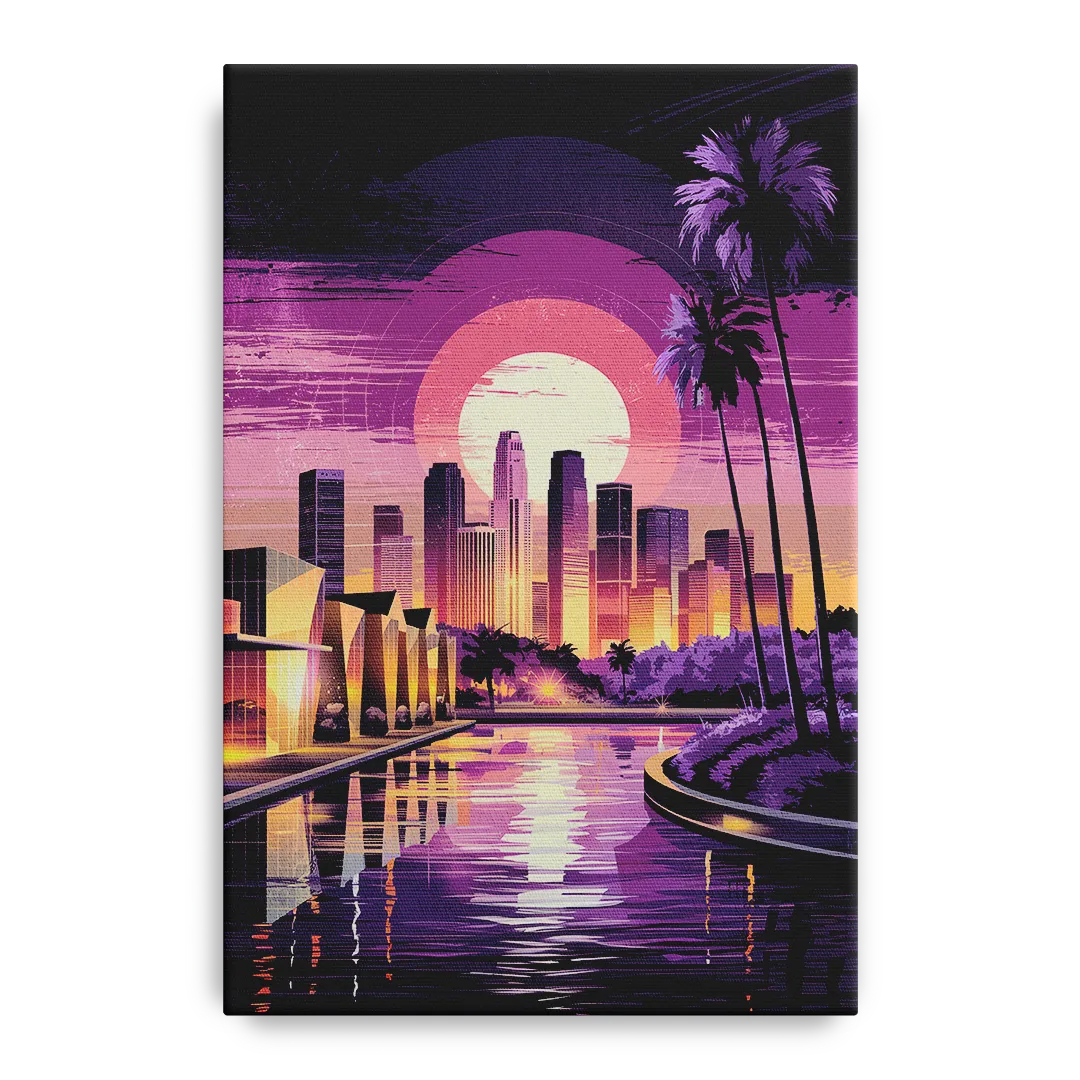 Los Angeles Art District Front - Canvas Wall Art