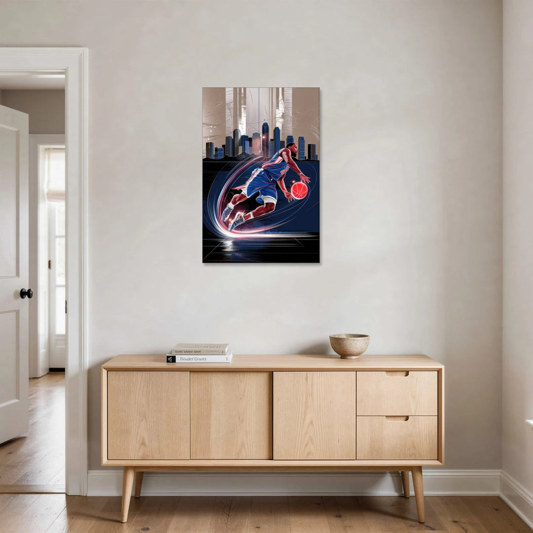 Los Angeles Clippers Basketball - Canvas Wall Art - Coffee Table - 24x36