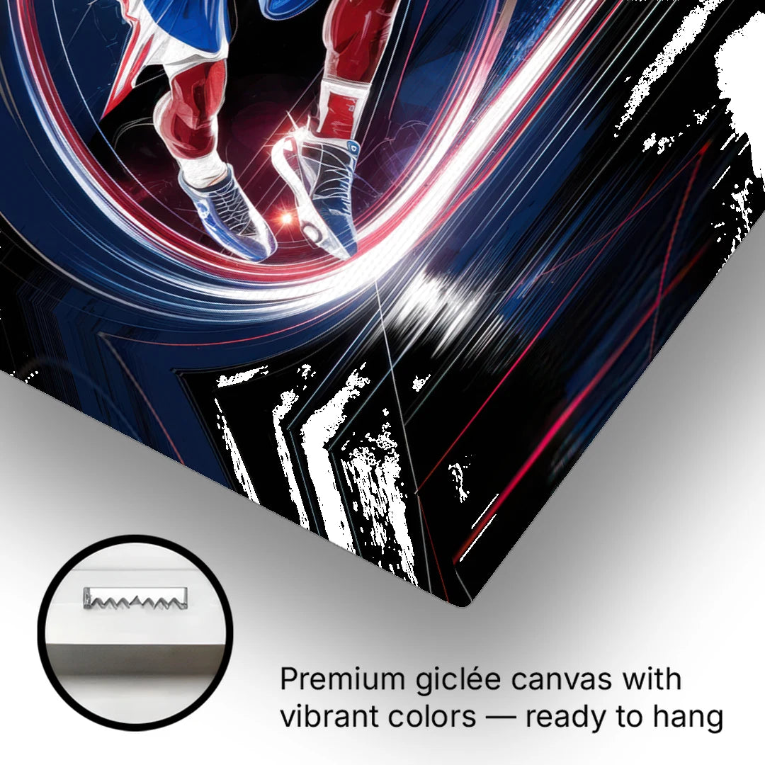 Los Angeles Clippers Basketball - Canvas Wall Art - Gallery Wrap Corner