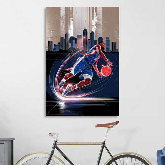 Los Angeles Clippers Basketball Living Room - Canvas Wall Art