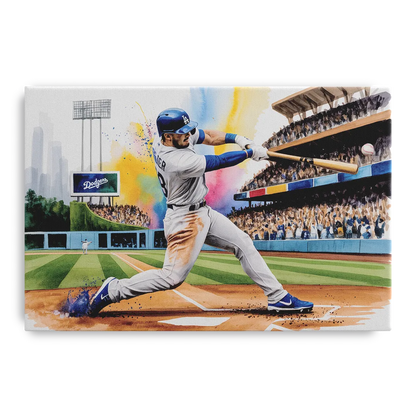 Los Angeles Dodgers Grand Slam Front - Canvas Wall Art