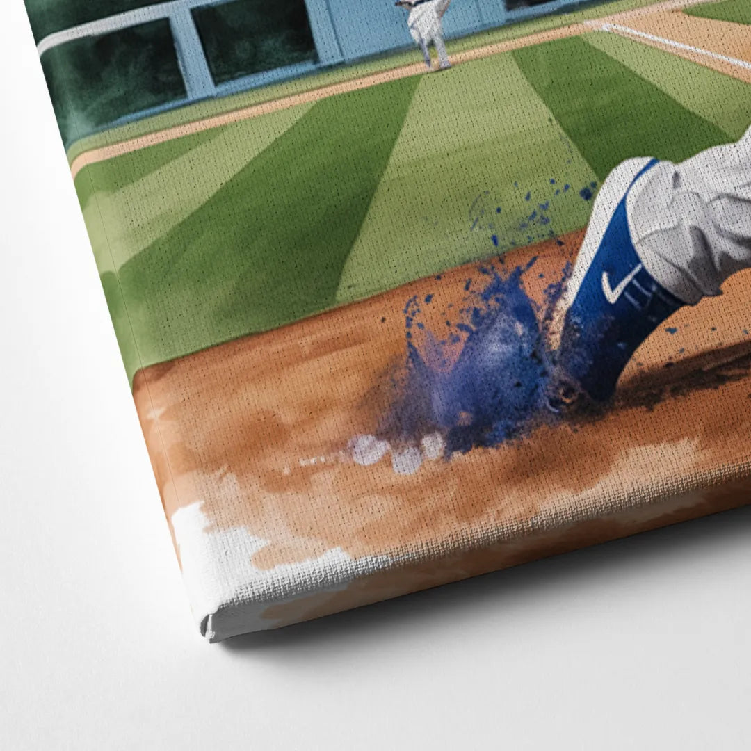 Los Angeles Dodgers Grand Slam Canvas Close Up