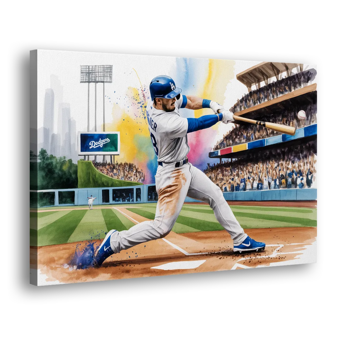 Los Angeles Dodgers Grand Slam Side - Canvas Wall Art