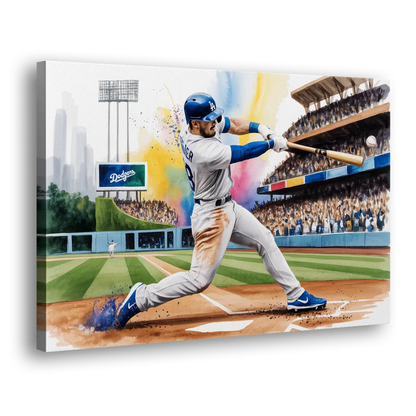Los Angeles Dodgers Grand Slam Side - Canvas Wall Art