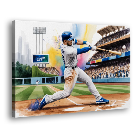 Los Angeles Dodgers Grand Slam Side - Canvas Wall Art